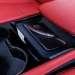 The 2025 Blazer EV includes a convenient wireless charging pad in the center console, supporting fast charging for compatible smartphones.