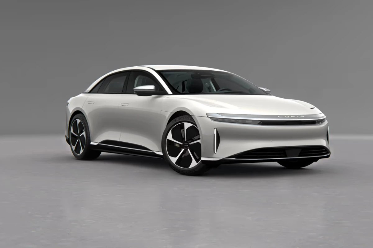2025 Lucid Air Stellar White Metallic