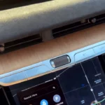2025 Lucid Air dedicated physical buttons for frequently used functions.