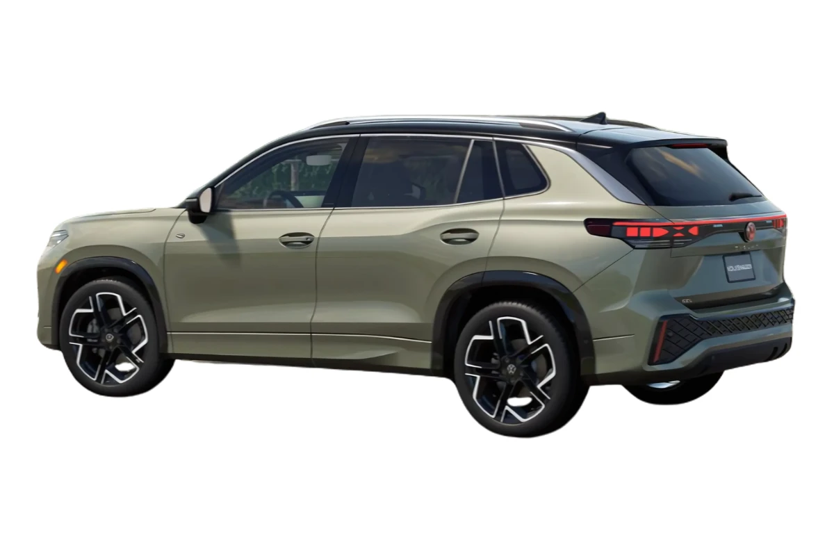 2025 Volkswagen Tiguan Avocado Green Metallic Deep Black Pearl color