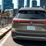 2025 Volkswagen Tiguan Rear View with Full-Width LED Taillights